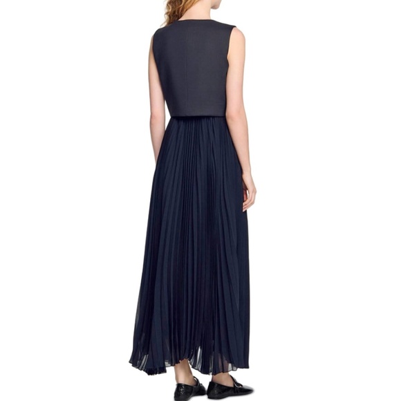 Montaigne Pleated Maxi Dress - Picture 3 of 7